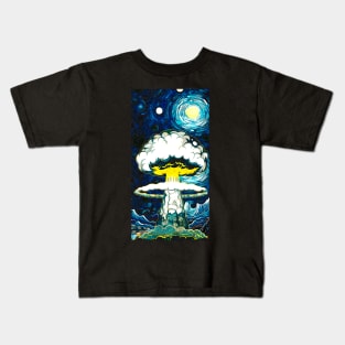 van gogh Oppenheimer art Kids T-Shirt